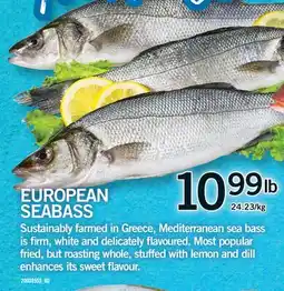 Fortinos EUROPEAN SEABASS offer
