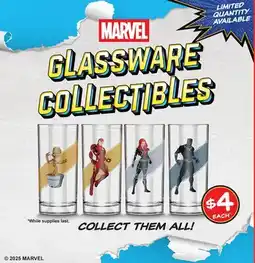 Fortinos MARVEL GLASSWARE COLLECTIBLES offer