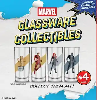 Fortinos MARVEL GLASSWARE COLLECTIBLES offer