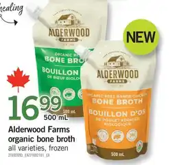 Fortinos ALDERWOOD FARMS ORGANIC BONE BROTH, 500 mL offer