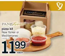 Fortinos PIZZA KIT NEW YORKER OR MEDITERRANEO offer