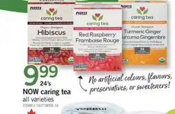 Fortinos NOW CARING TEA, 24's offer