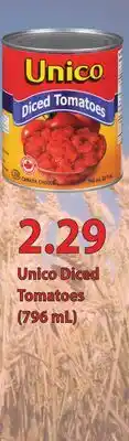 Fortinos UNICO DICED TOMATOES, (796 ML) offer