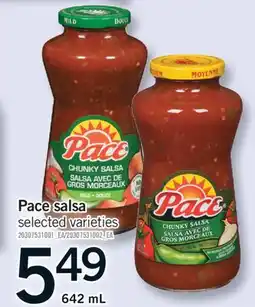 Fortinos PACE SALSA, 642 mL offer