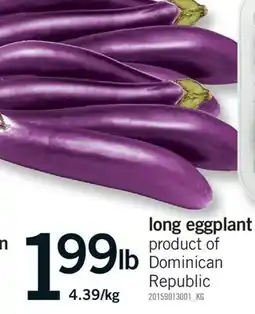 Fortinos LONG EGGPLANT offer