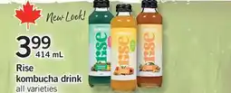 Fortinos RISE KOMBUCHA DRINK, 414 ML offer