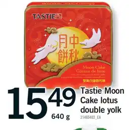Fortinos TASTIE MOON CAKE LOTUS DOUBLE YOLK, 640 g offer