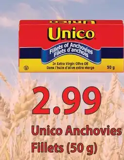 Fortinos UNICO ANCHOVIES FILLETS, (50 G) offer