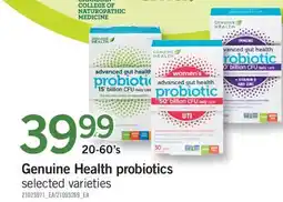 Fortinos GENUINE HEALTH PROBIOTICS, 20-60'S offer