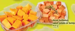 Fortinos DICED BUTTERNUT, SWEET POTATO OR TURNIP, 400 G offer