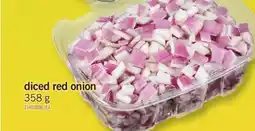 Fortinos DICED RED ONION, 358 G offer