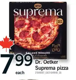 Fortinos DR. OETKER SUPREMA PIZZA offer