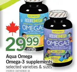 Fortinos AQUA OMEGA OMEGA-3 SUPPLEMENTS offer