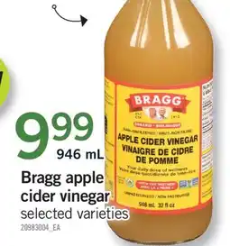 Fortinos BRAGG APPLE CIDER VINEGAR, 946 mL offer
