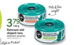 Fortinos RAINCOAST WILD SKIPJACK TUNA, 142g offer