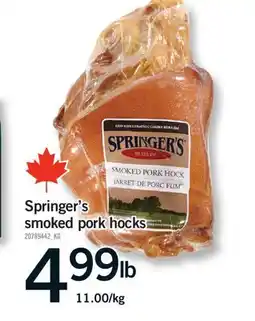 Fortinos SPRINGER'S SMOKED PORK HOCKS offer