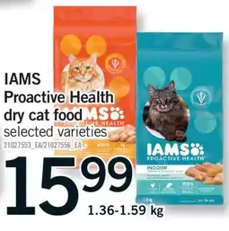 Fortinos IAMS PROACTIVE HEALTH DRY CAT FOOD, 1.36-1.59 kg offer