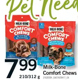 Fortinos MILK-BONE COMFORT CHEWS, 210/312 G offer
