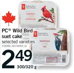 Fortinos PC WILD BIRD SUET CAKE, 300/320 g offer