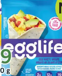 Fortinos EGGLIFE EGG-BASED WRAPS, 170 g offer