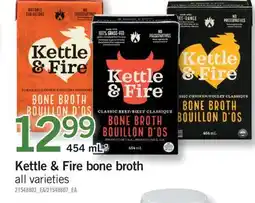 Fortinos KETTLE & FIRE BONE BROTH, 454 mL offer