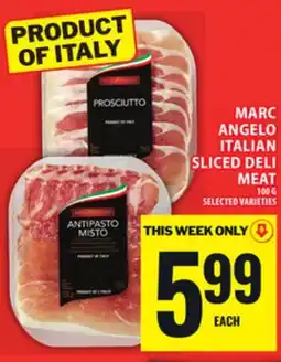 Food Basics MARC ANGELO ITALIAN SLICED DELI MEAT offer