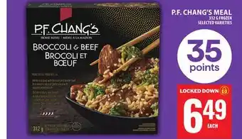 Food Basics P.F. CHANG'S MEAL offer