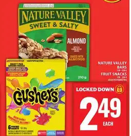 Food Basics NATURE VALLEY BARS or FRUIT SNACKS offer