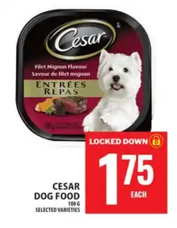 Food Basics CESAR DOG FOOD offer