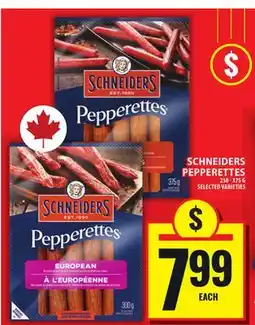 Food Basics SCHNEIDERS PEPPERETTES offer