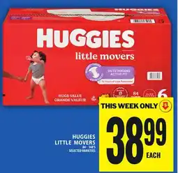 Food Basics HUGGIES LITTLE MOVERS offer
