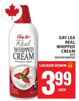 Food Basics GAY LEA REAL WHIPPED CREAM offer