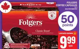 Food Basics FOLGERS COFFEE CAPSULES offer