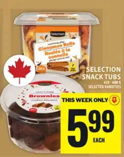 Food Basics SELECTION SNACK TUBS offer
