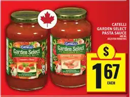 Food Basics CATELLI GARDEN SELECT PASTA SAUCE offer