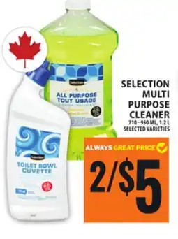 Food Basics SELECTION MULTI PURPOSE CLEANER offer