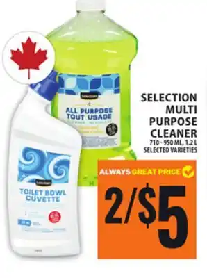 Food Basics SELECTION MULTI PURPOSE CLEANER offer