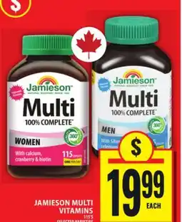Food Basics JAMIESON MULTI VITAMINS offer