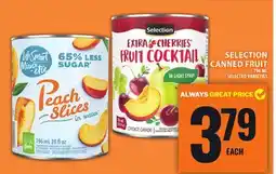 Food Basics SELECTION CANNED FRUIT offer