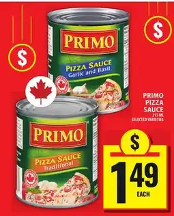 Food Basics PRIMO PIZZA SAUCE offer