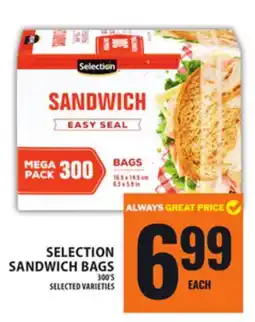 Food Basics SELECTION SANDWICH BAGS offer