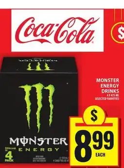Food Basics MONSTER ENERGY DRINKS offer