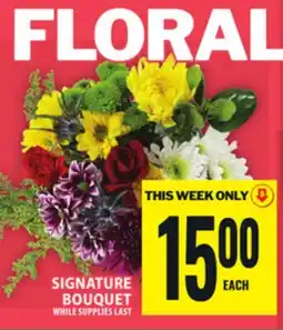 Food Basics SIGNATURE BOUQUET offer