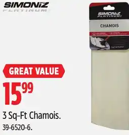 Canadian Tire 3 Sq-Ft Chamois offer