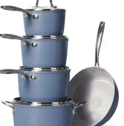 Canadian Tire Heritage The Rock 10-Pc O Naturel Ceramic PFAS-Free Non-Stick Cookset offer