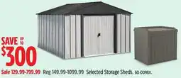 Canadian Tire Selected Storage Sheds offer