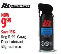 Canadian Tire MotoMaster Garage Door Lubricant, 311g offer