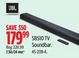 Canadian Tire JBL SB510 TV Soundbar offer