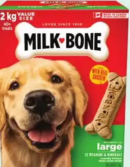 Canadian Tire Milk-Bone Large Dog Biscuits, 2kg offer