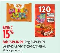 Canadian Tire Selected Candy offer